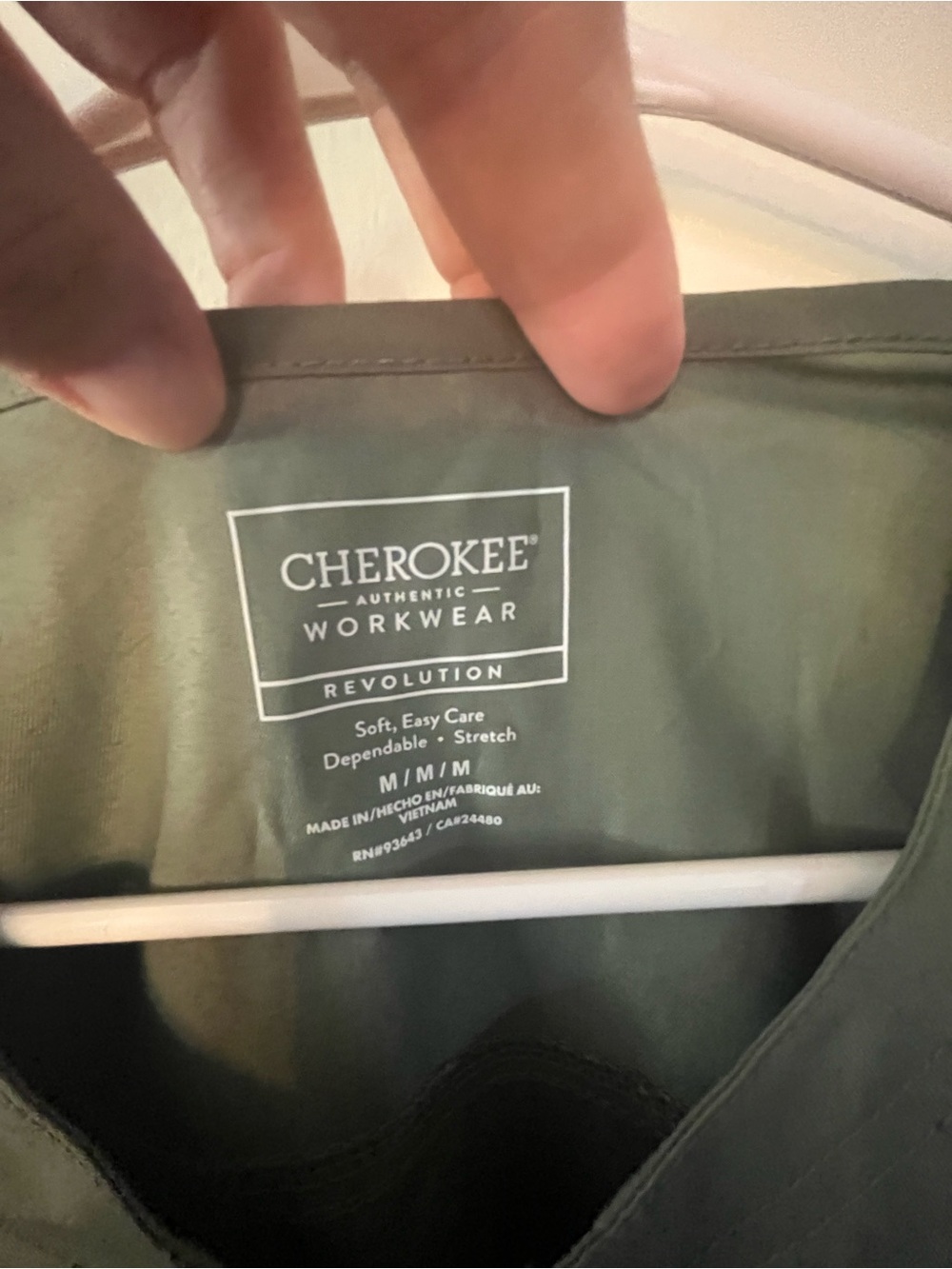 Classic Olive Green Women's  Scrub Workwear Jacket - Picture 4 of 5